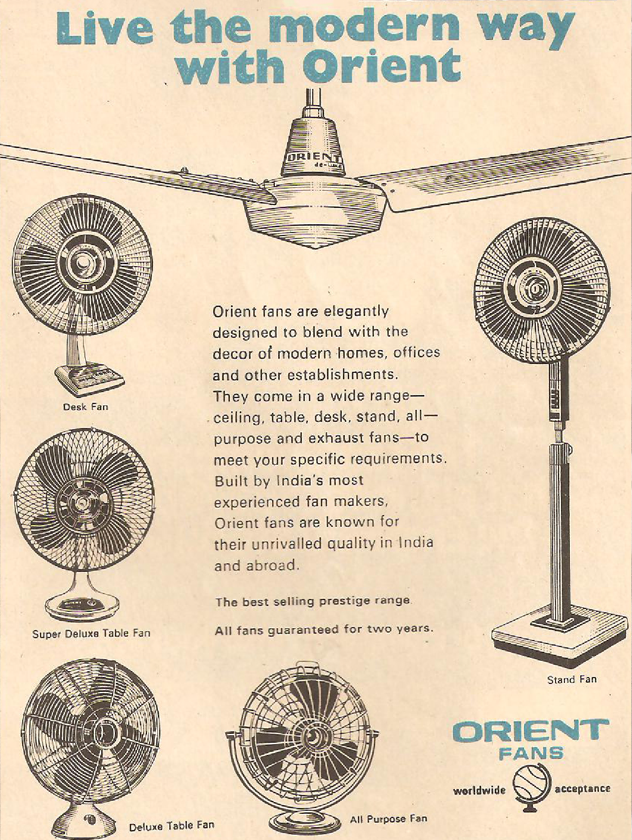 Cooling Solution - Ceiling Fan